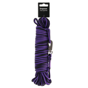 Spårlina Iris Flätad Lila 15m